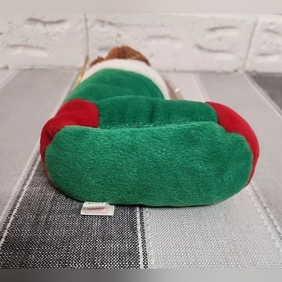 TY Beanie Babies Stockings the Bear in Christmas Stocking 6" Stuffed Animal - Picture 3 of 8